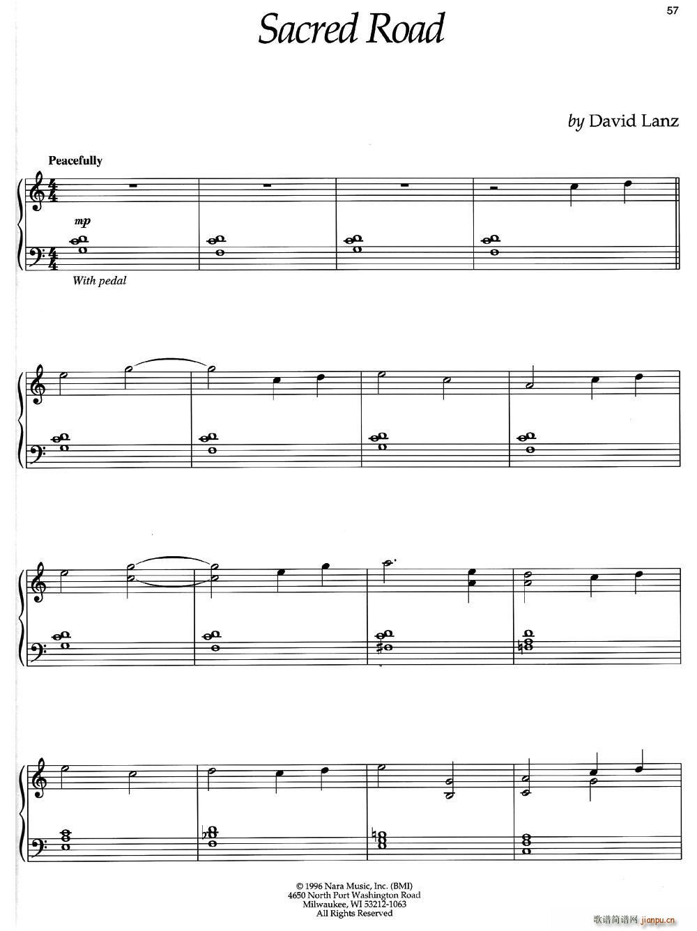 Sacred Road(钢琴谱)1