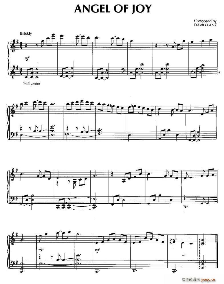 Angel Of Joy(钢琴谱)1