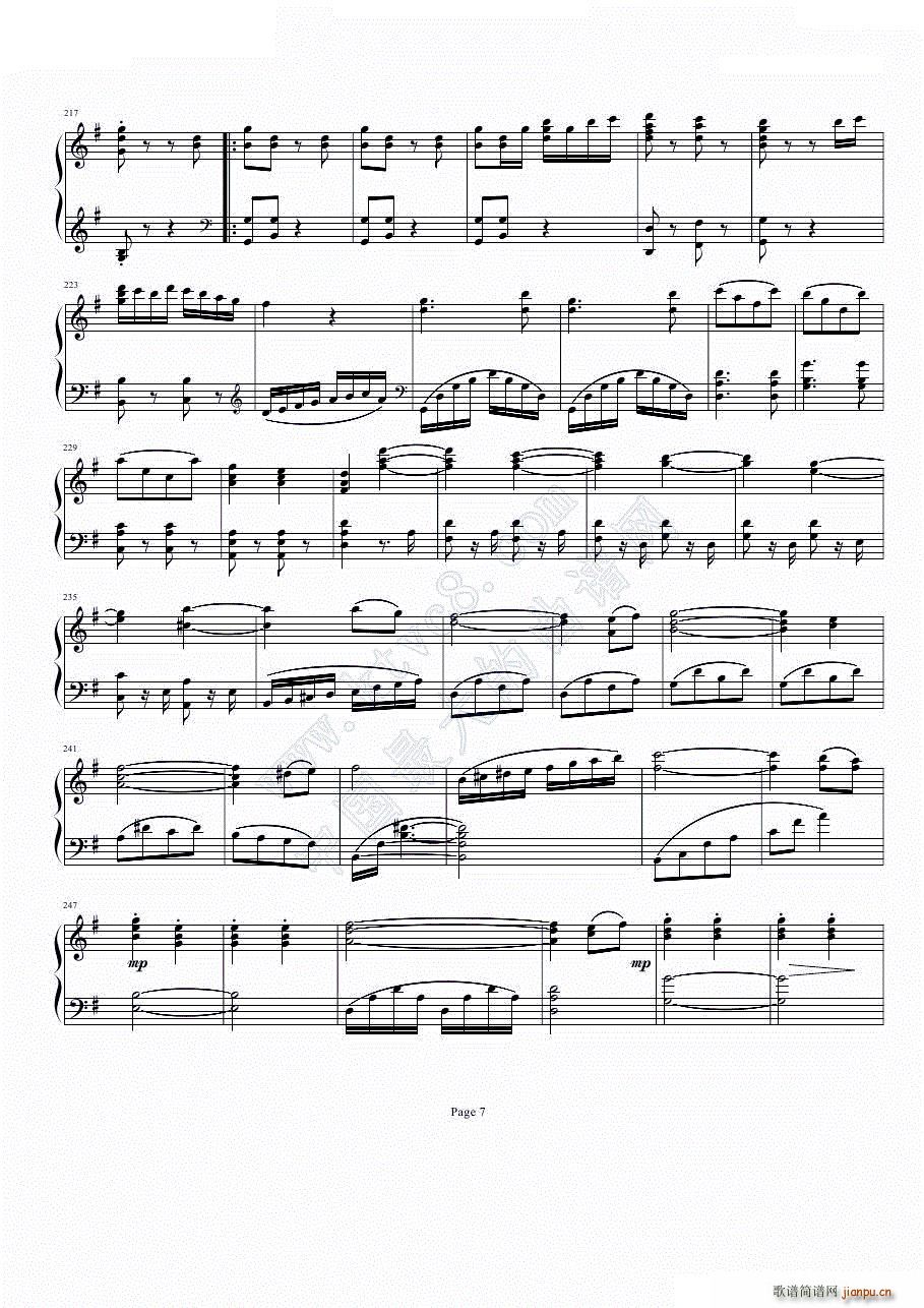 钢琴奏鸣曲4(钢琴谱)7