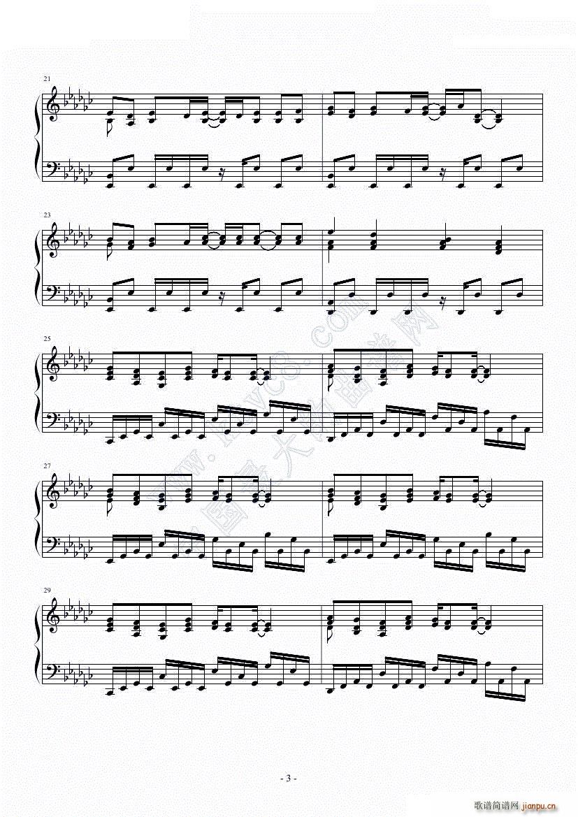 under the darkness 整理版(钢琴谱)3