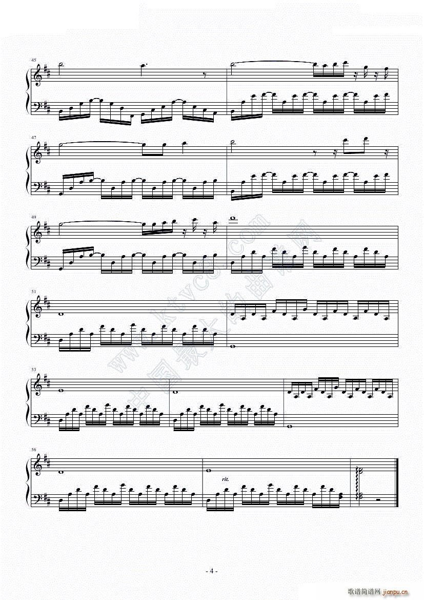 玩具城飞船BGM(钢琴谱)5