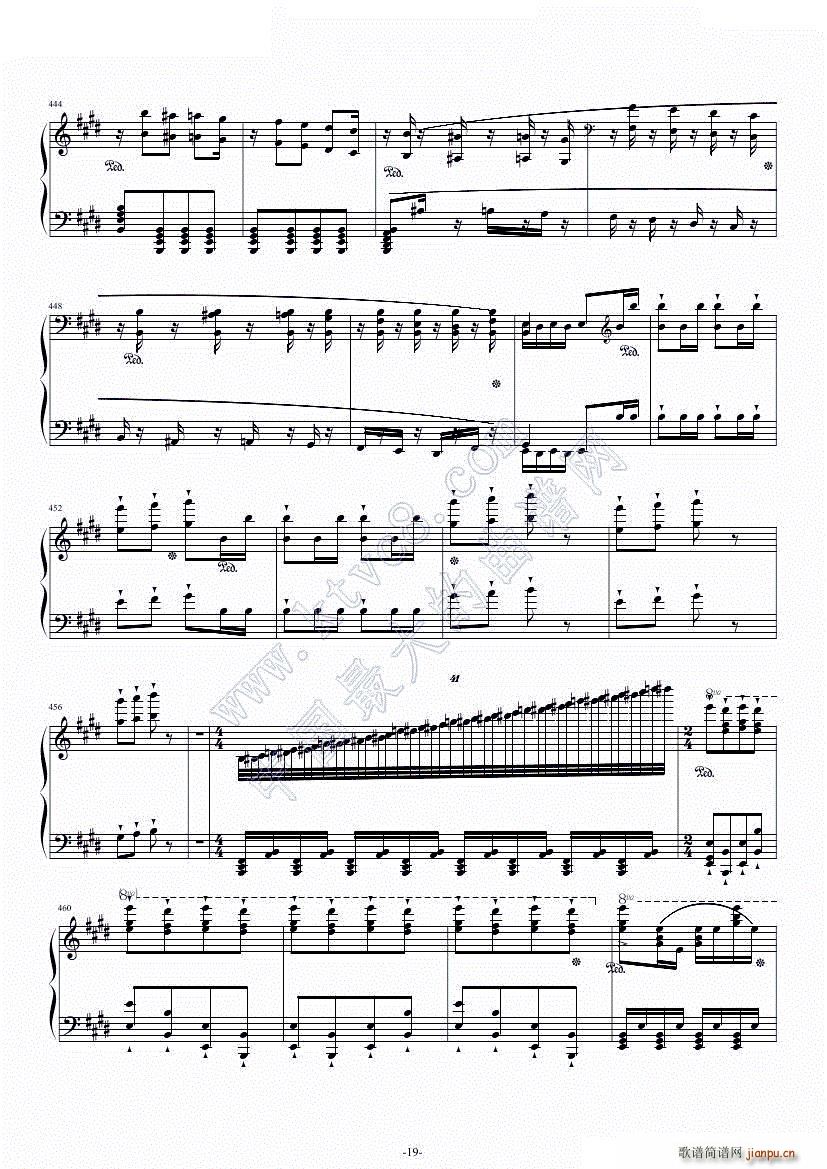 威廉 退尔序曲 李斯特S 552(钢琴谱)6