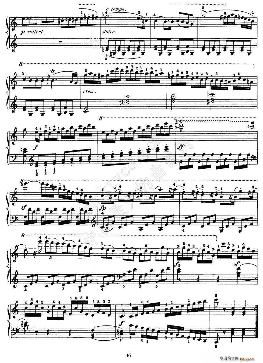 Czerny 100 Progressive Studies Op 139 69 77(钢琴谱)8