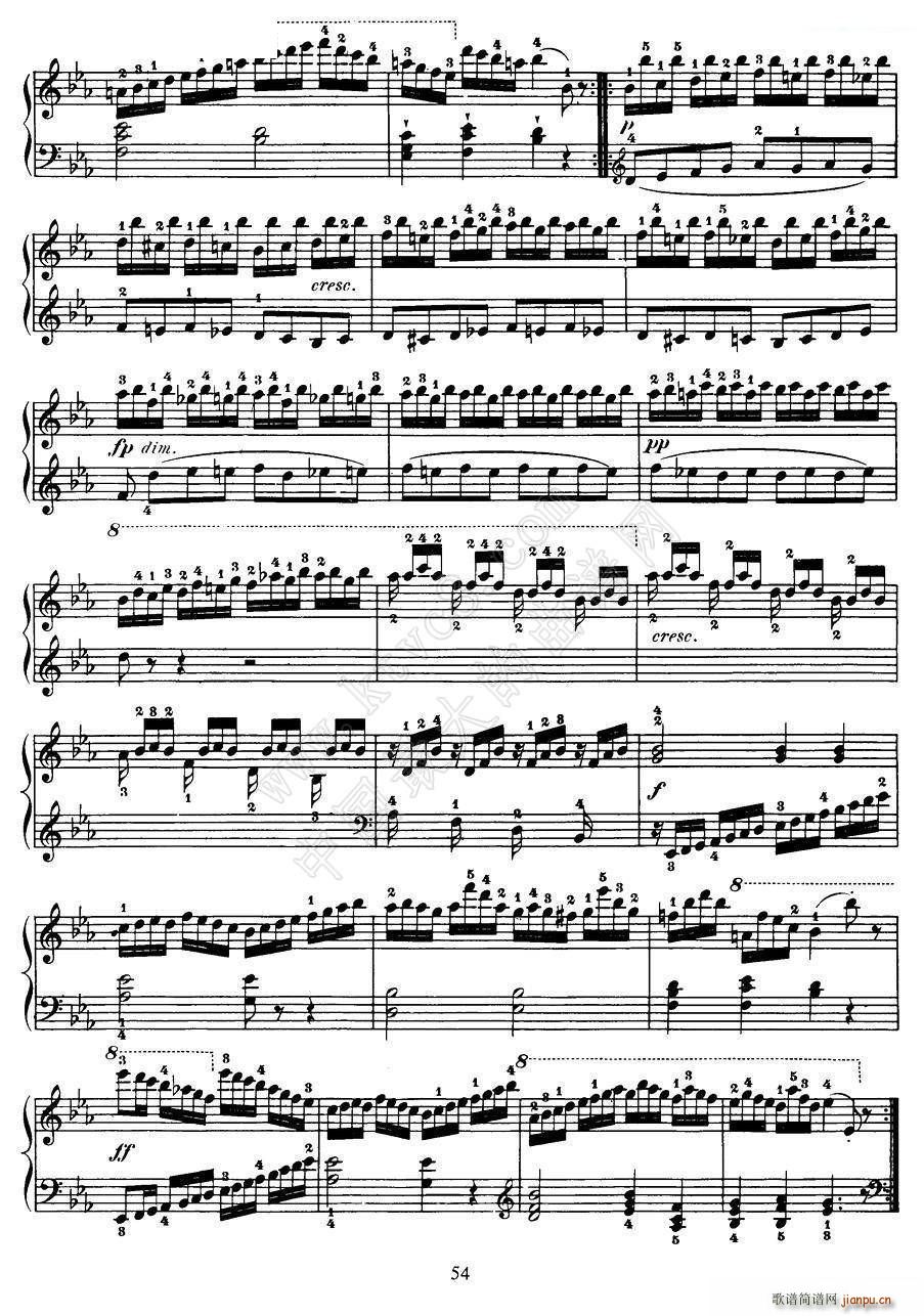 Czerny 100 Progressive Studies Op 139 78 83(钢琴谱)8