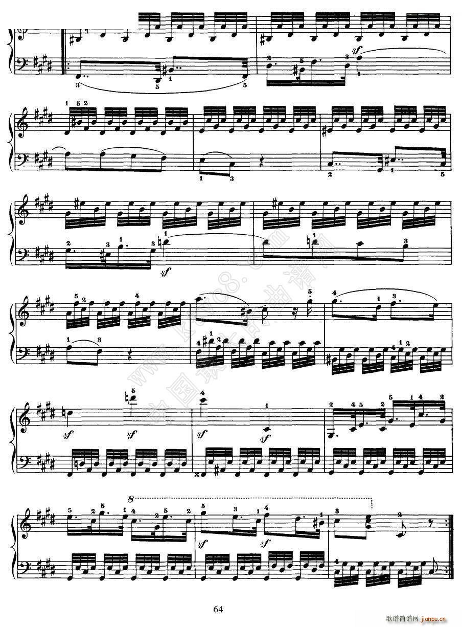 Czerny 100 Progressive Studies Op 139 91 100(钢琴谱)5