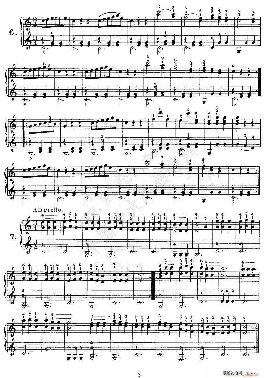 Czerny 100 Progressive Studies Op 139 1 21(钢琴谱)3