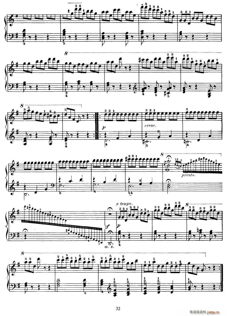 Czerny 100 Progressive Studies Op 139 47 57(钢琴谱)8