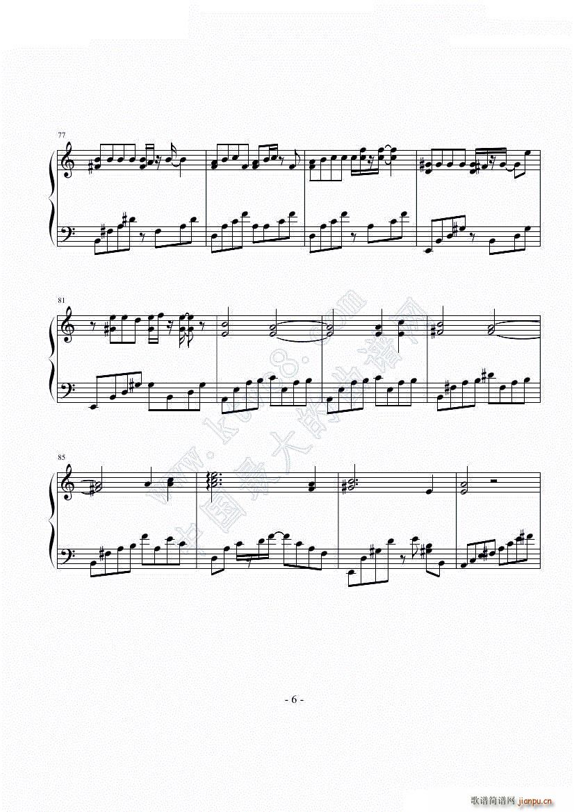 迷迭香 钢琴版(钢琴谱)3