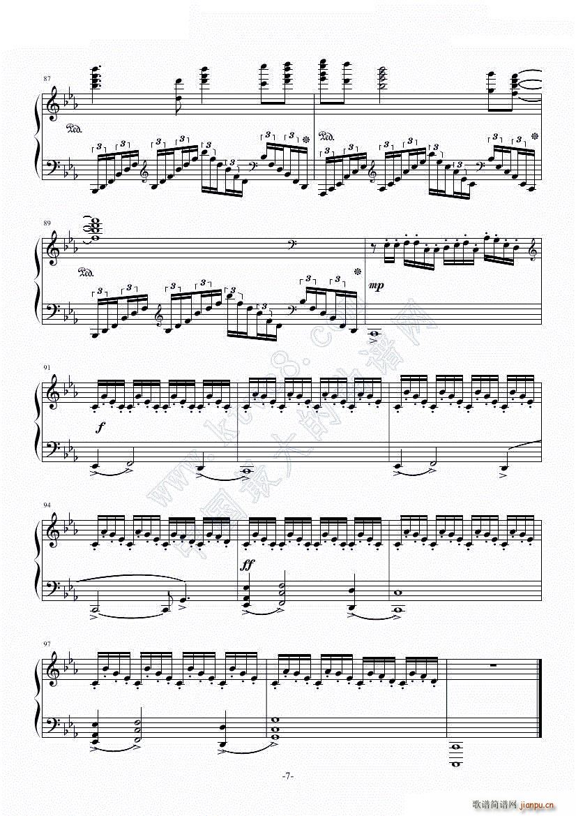 Guilty Crown 罪恶王冠 OST Krone(钢琴谱)7