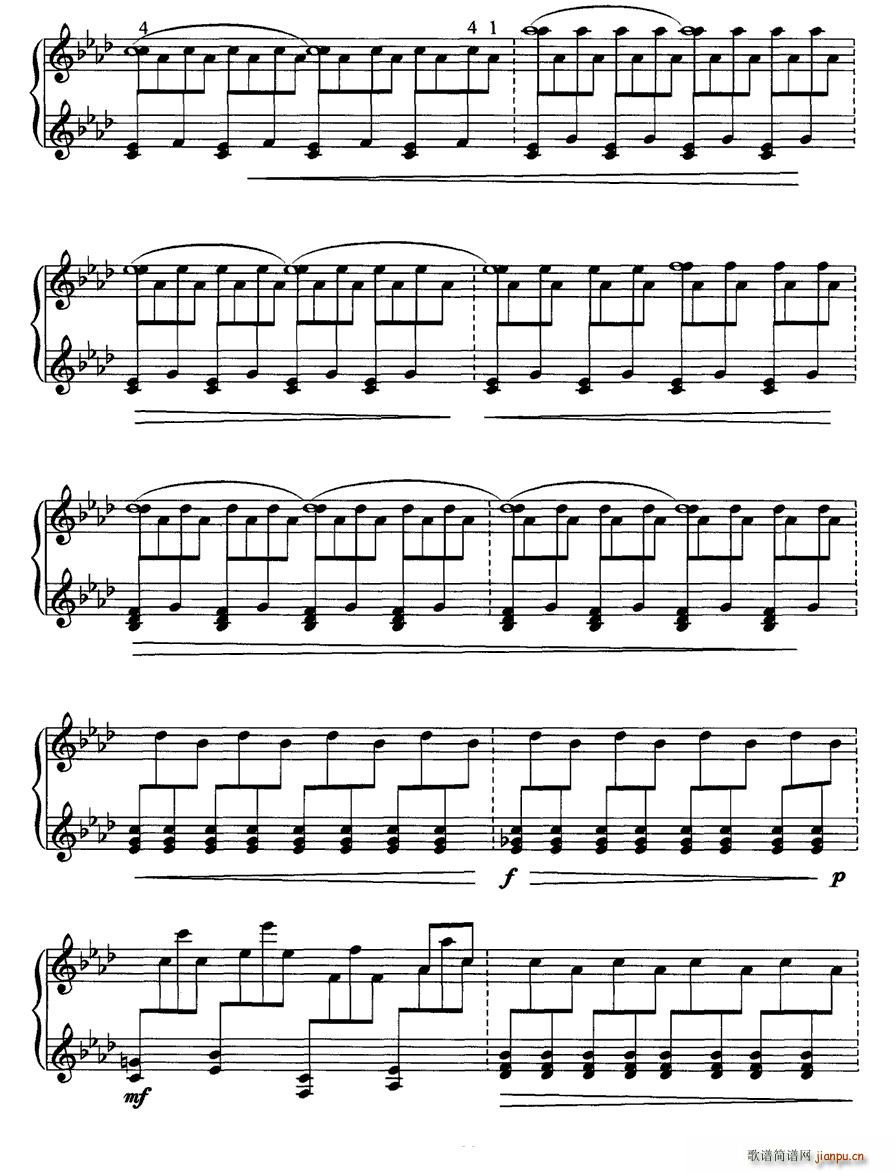 皮黄 李云迪(钢琴谱)9