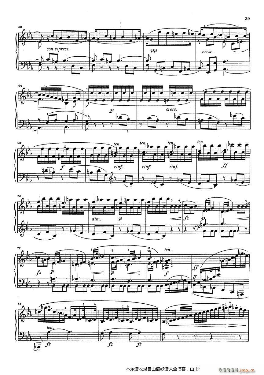 克莱门蒂g小调钢琴奏鸣曲9 16(钢琴谱)5