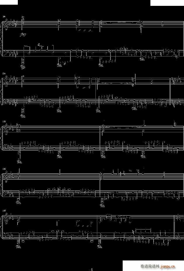 肖邦革命幻想曲(钢琴谱)8