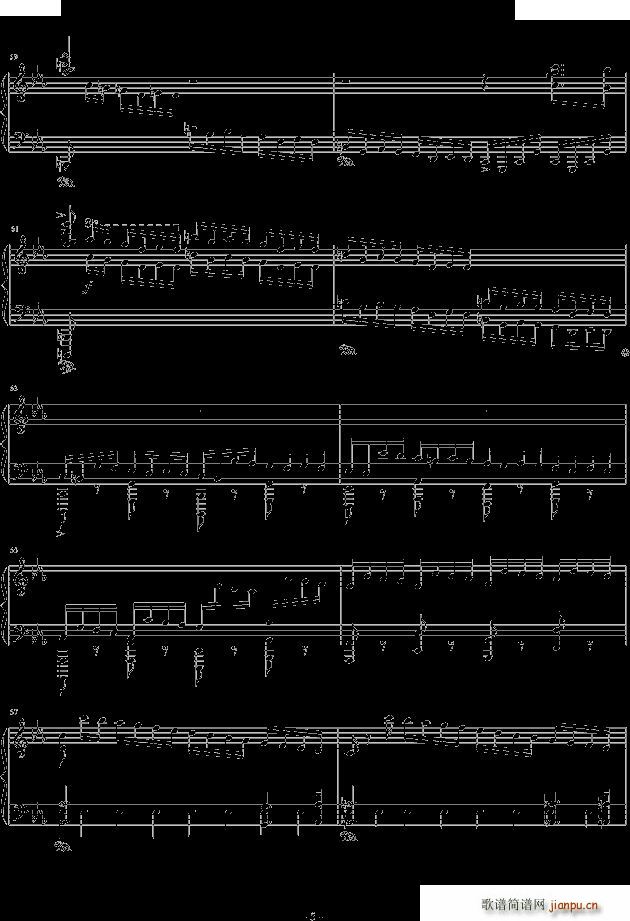 肖邦革命幻想曲(钢琴谱)5