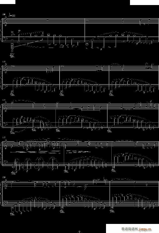 肖邦革命幻想曲(钢琴谱)9