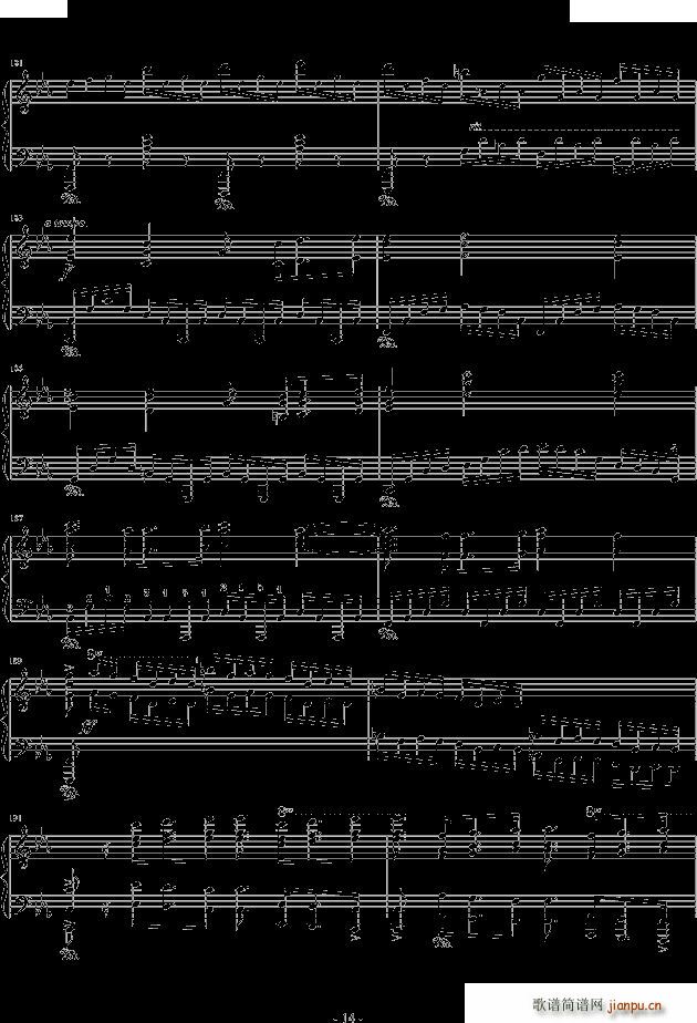 肖邦革命幻想曲(钢琴谱)14