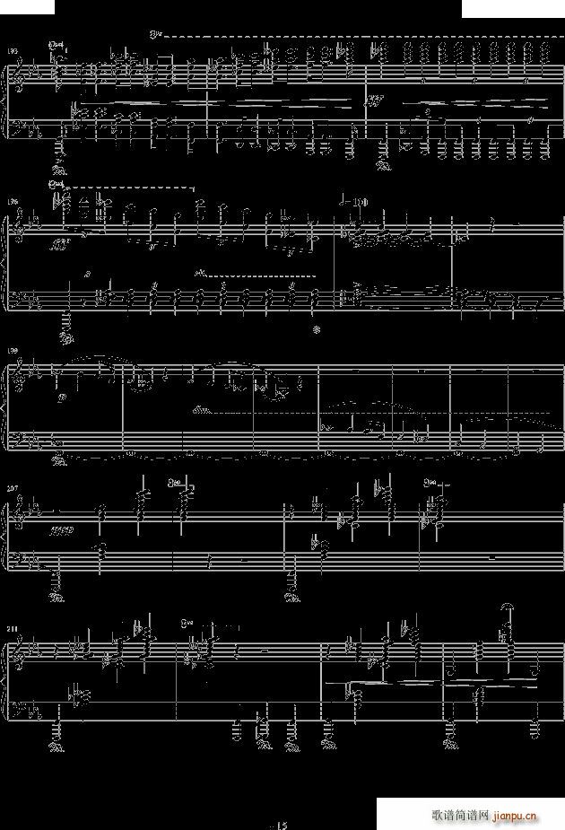 肖邦革命幻想曲(钢琴谱)15