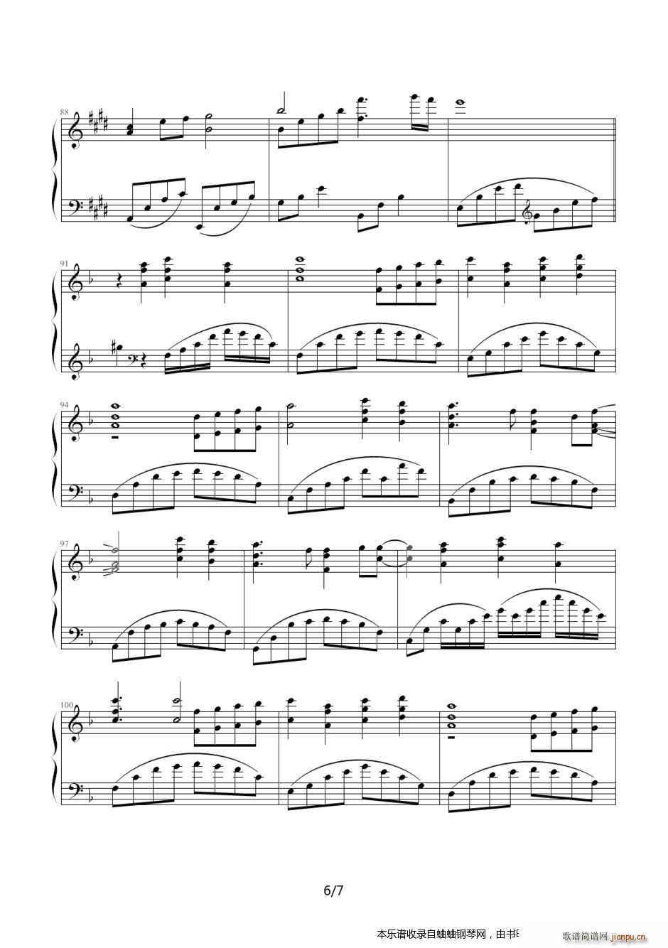 全部奥运歌曲曲目合集14首 Wandy 永远的朋友 演奏版(钢琴谱)6