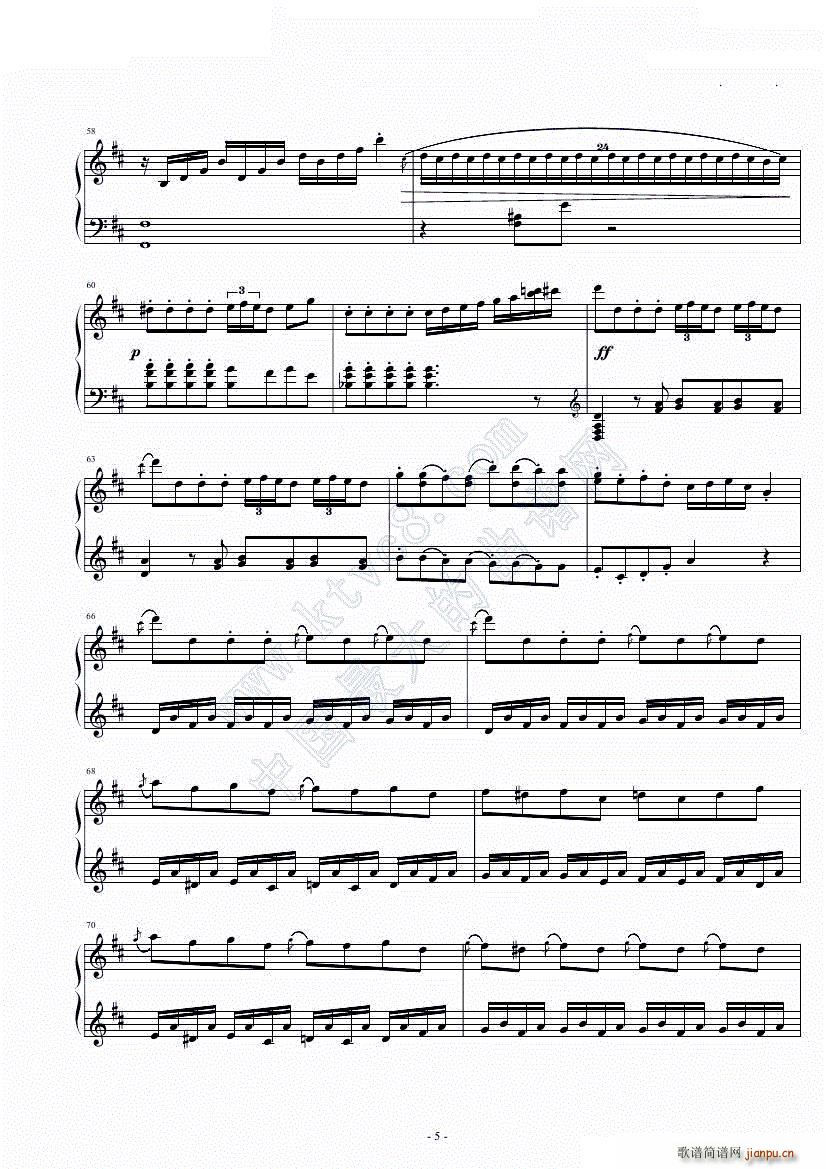 Piano Sonata No 33 in D Major(钢琴谱)5