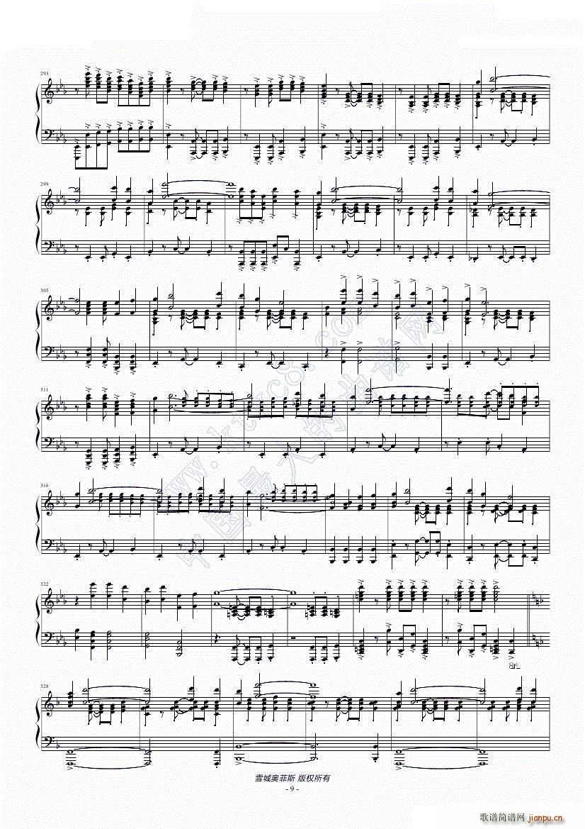 CCTV栏目主题曲串烧 14首(钢琴谱)9