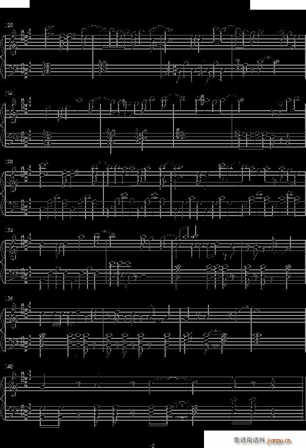 妖精的尾巴ed8(钢琴谱)6
