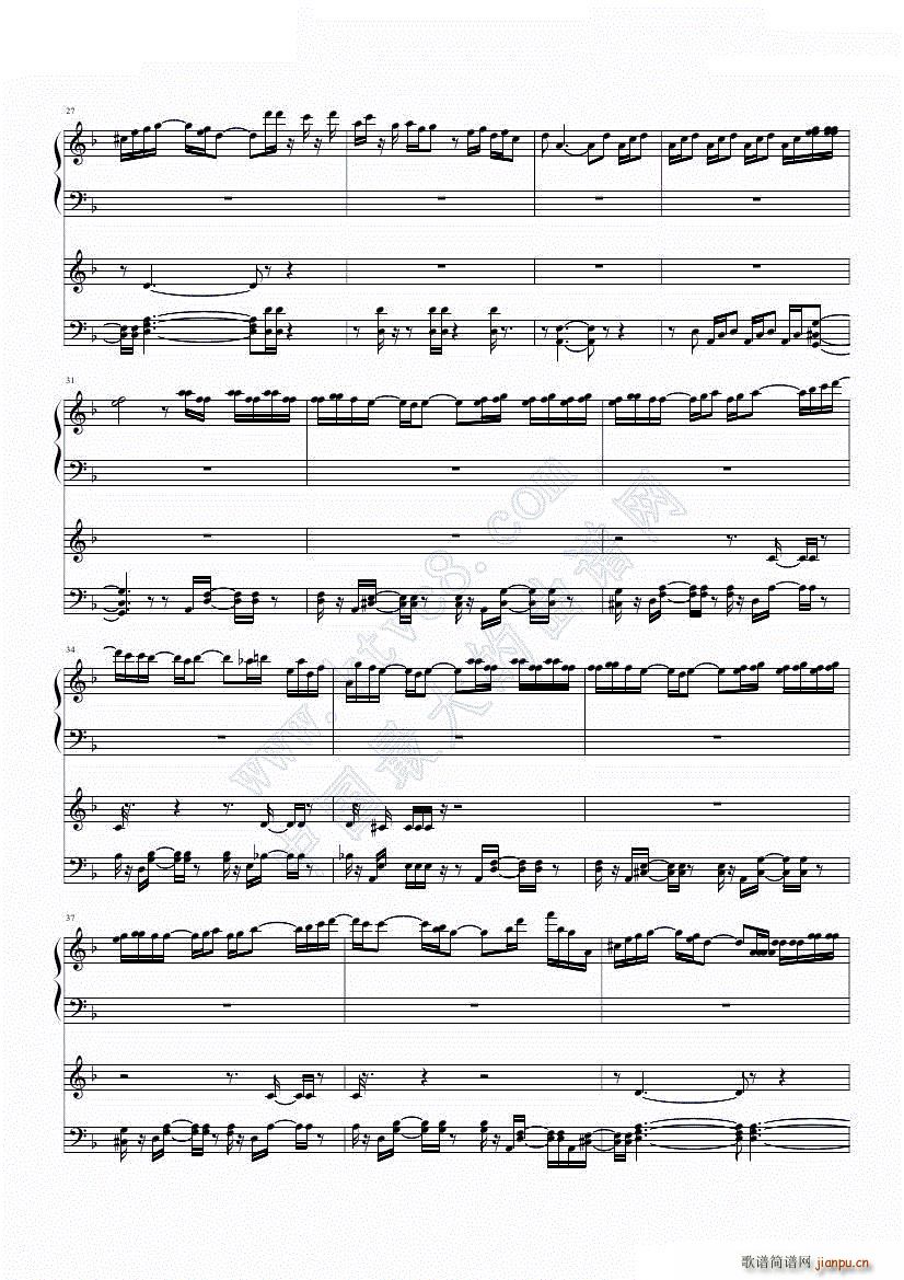 紫色激情(钢琴谱)3