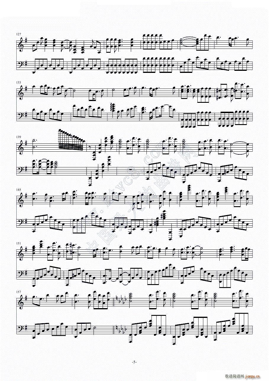 NO GAME NO LIFE op(钢琴谱)5