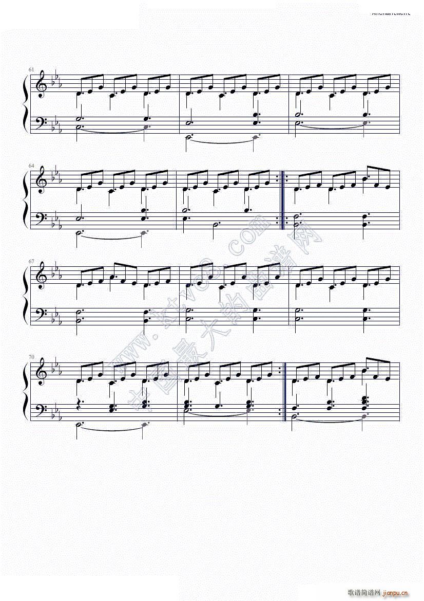 雅尼Yanni Enchantment(钢琴谱)6