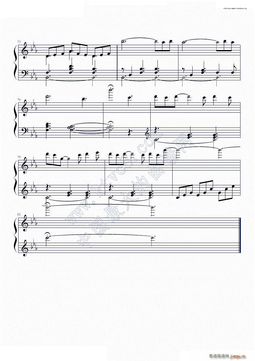 雅尼Yanni Enchantment(钢琴谱)7