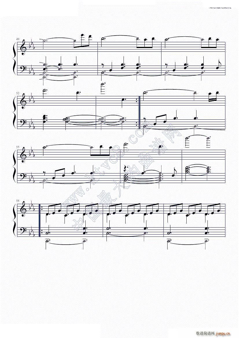 雅尼Yanni Enchantment(钢琴谱)5