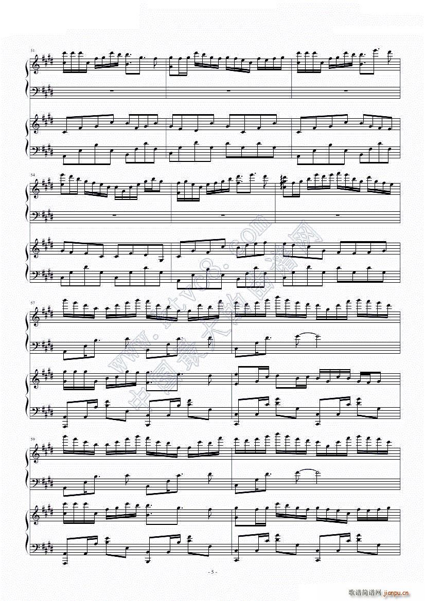 Children of tme Mars(钢琴谱)5