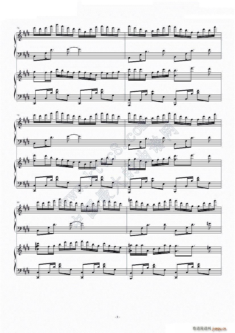 Children of tme Mars(钢琴谱)8