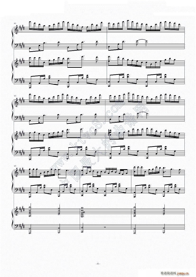 Children of tme Mars(钢琴谱)6