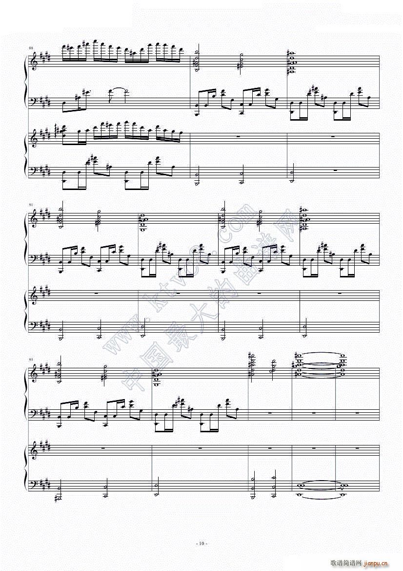 Children of tme Mars(钢琴谱)10