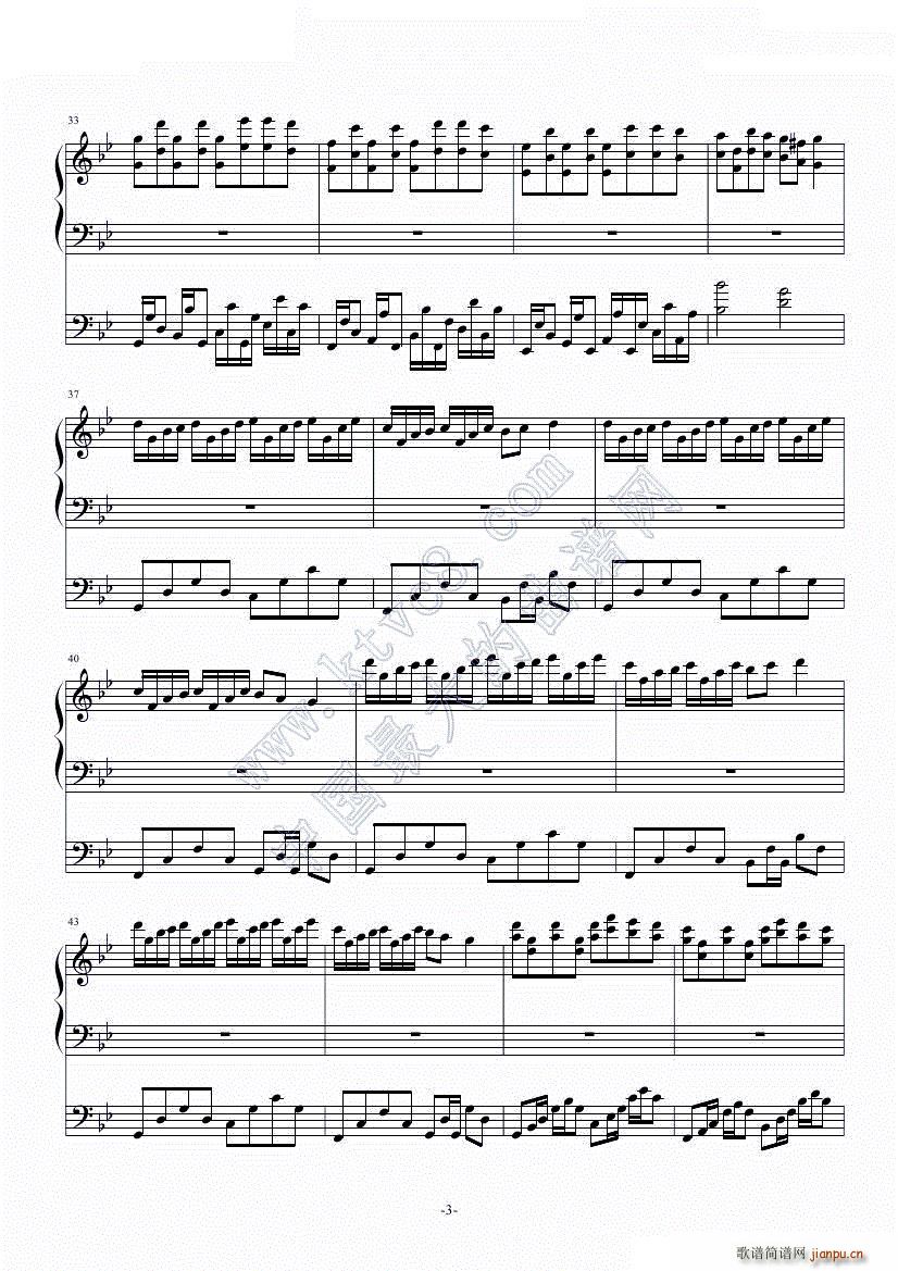 Dream of Croatia(钢琴谱)3