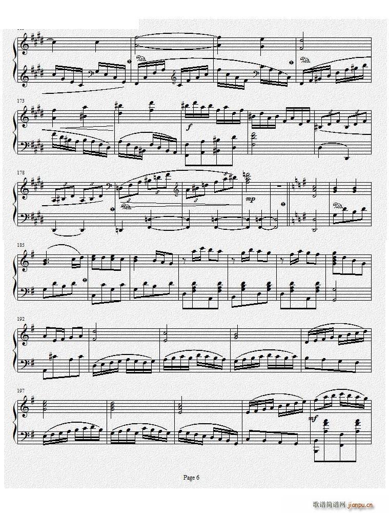 钢琴奏鸣曲Ⅰ 项道荣作品(钢琴谱)6