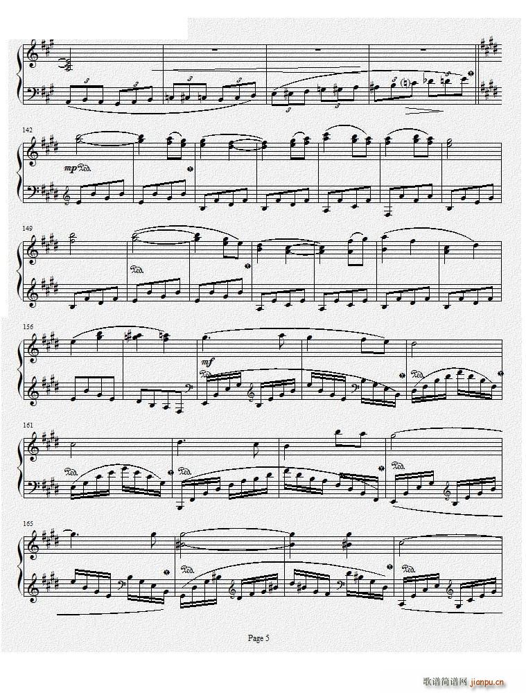 钢琴奏鸣曲Ⅰ 项道荣作品(钢琴谱)5