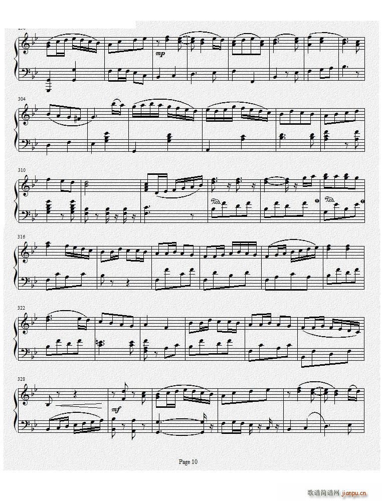 钢琴奏鸣曲Ⅰ 项道荣作品(钢琴谱)10