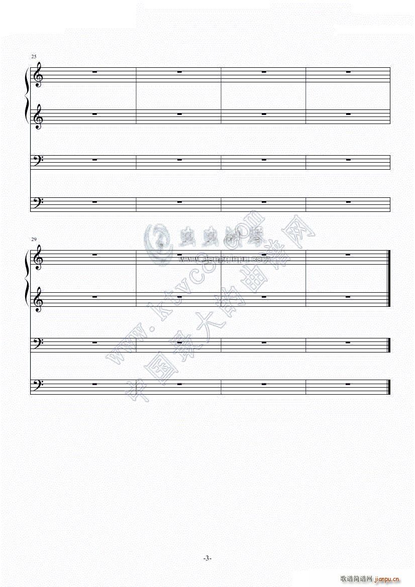 拜厄练习曲 4(钢琴谱)3