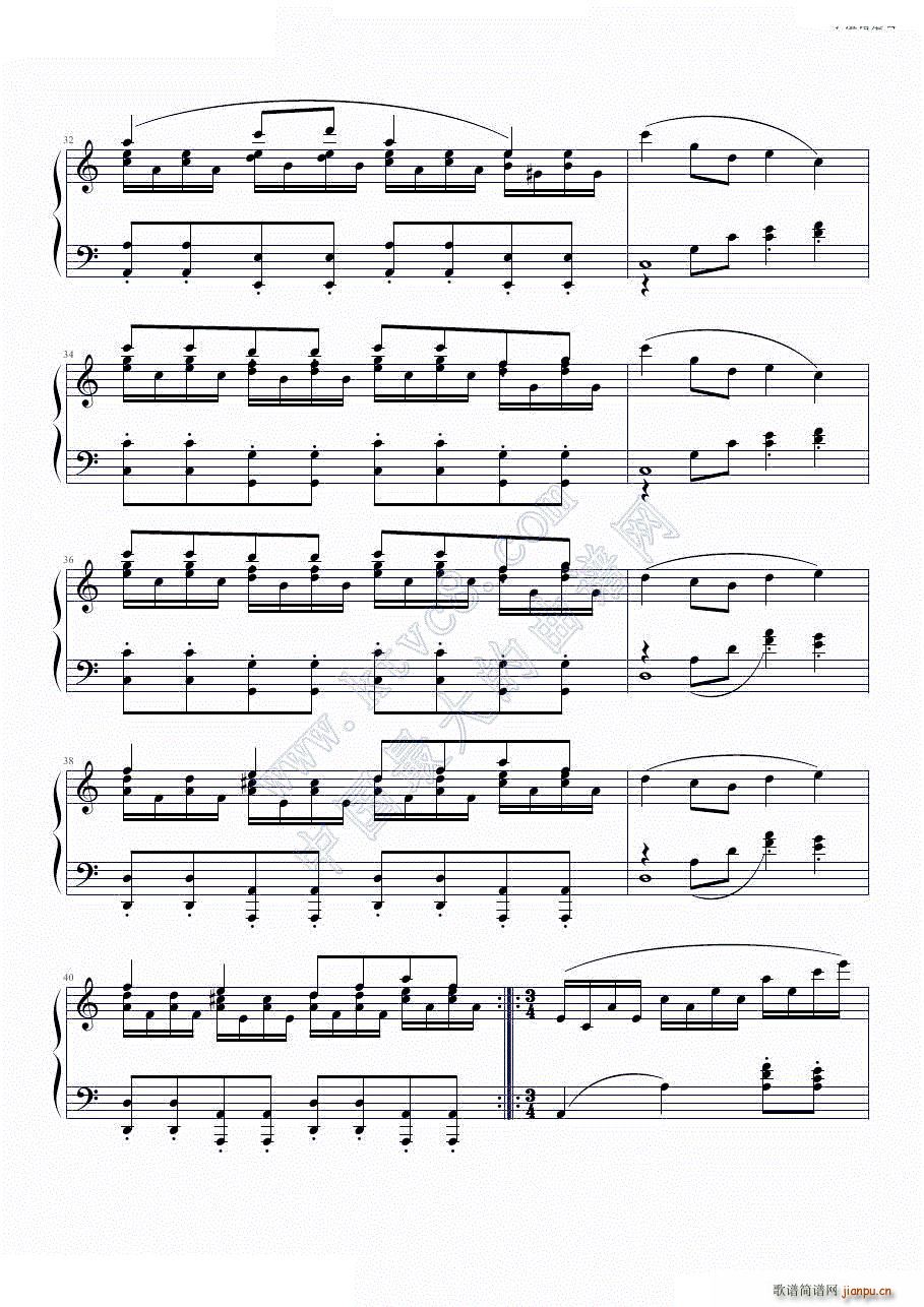 小温小学之作 谐虐曲(钢琴谱)5