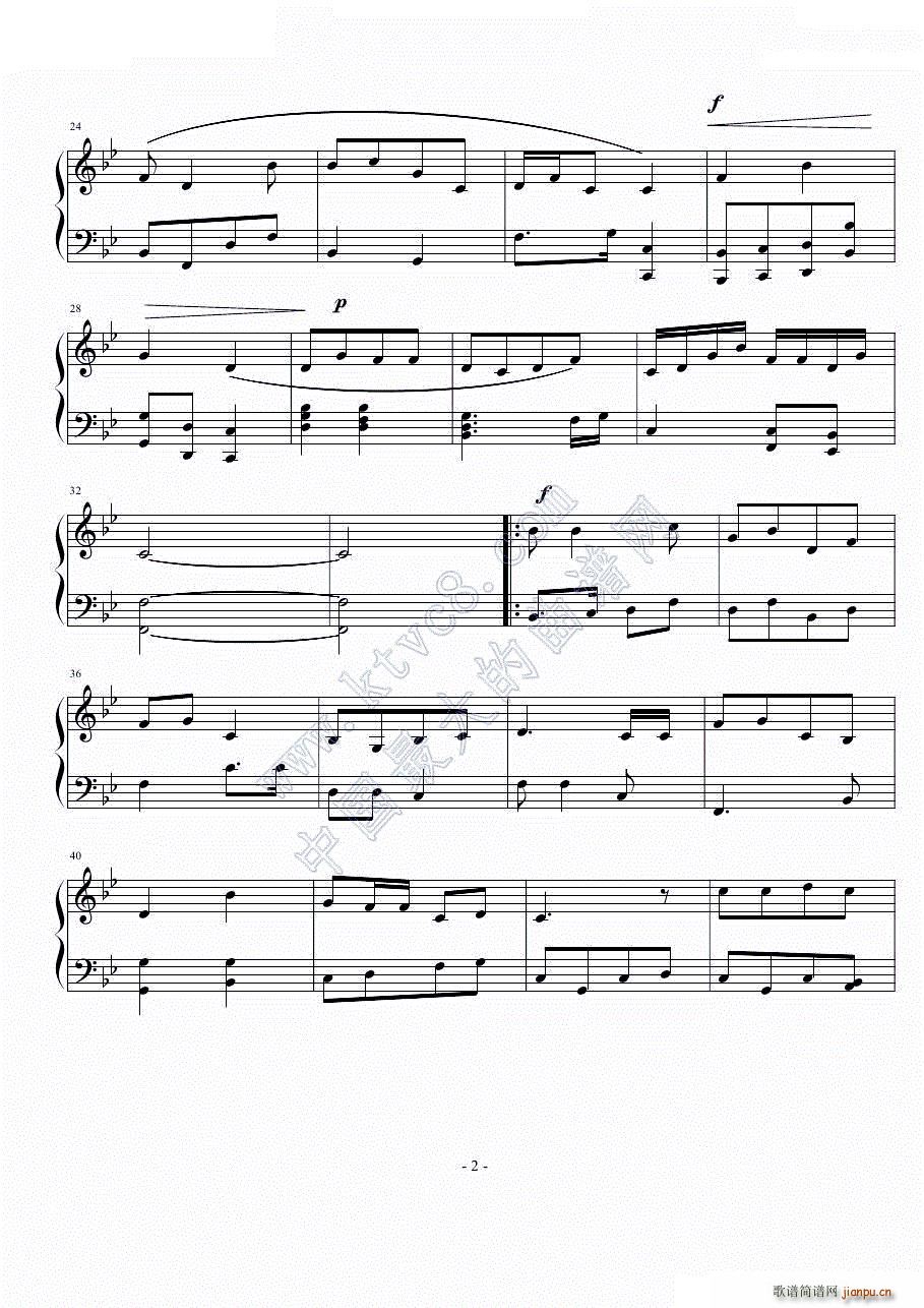 追忆黄昏cqf 1(钢琴谱)3