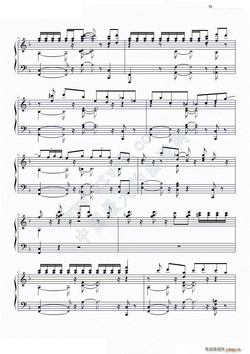 海上钢琴师The Crave 1900版(钢琴谱)6