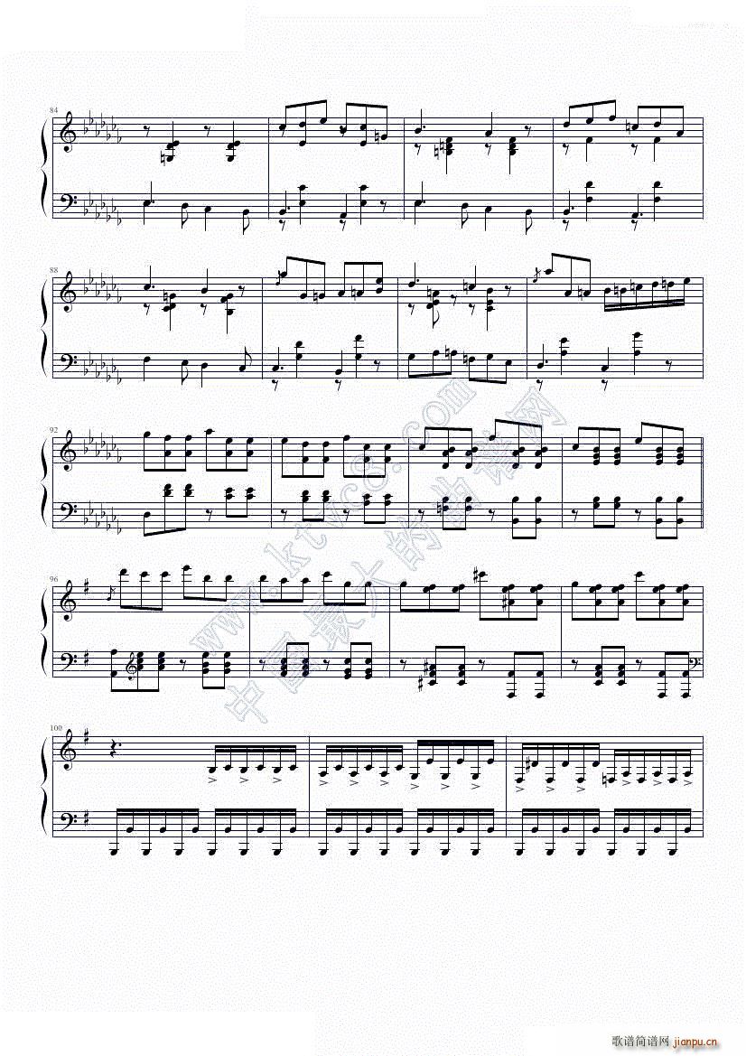 格里格 小奏鸣曲(钢琴谱)5