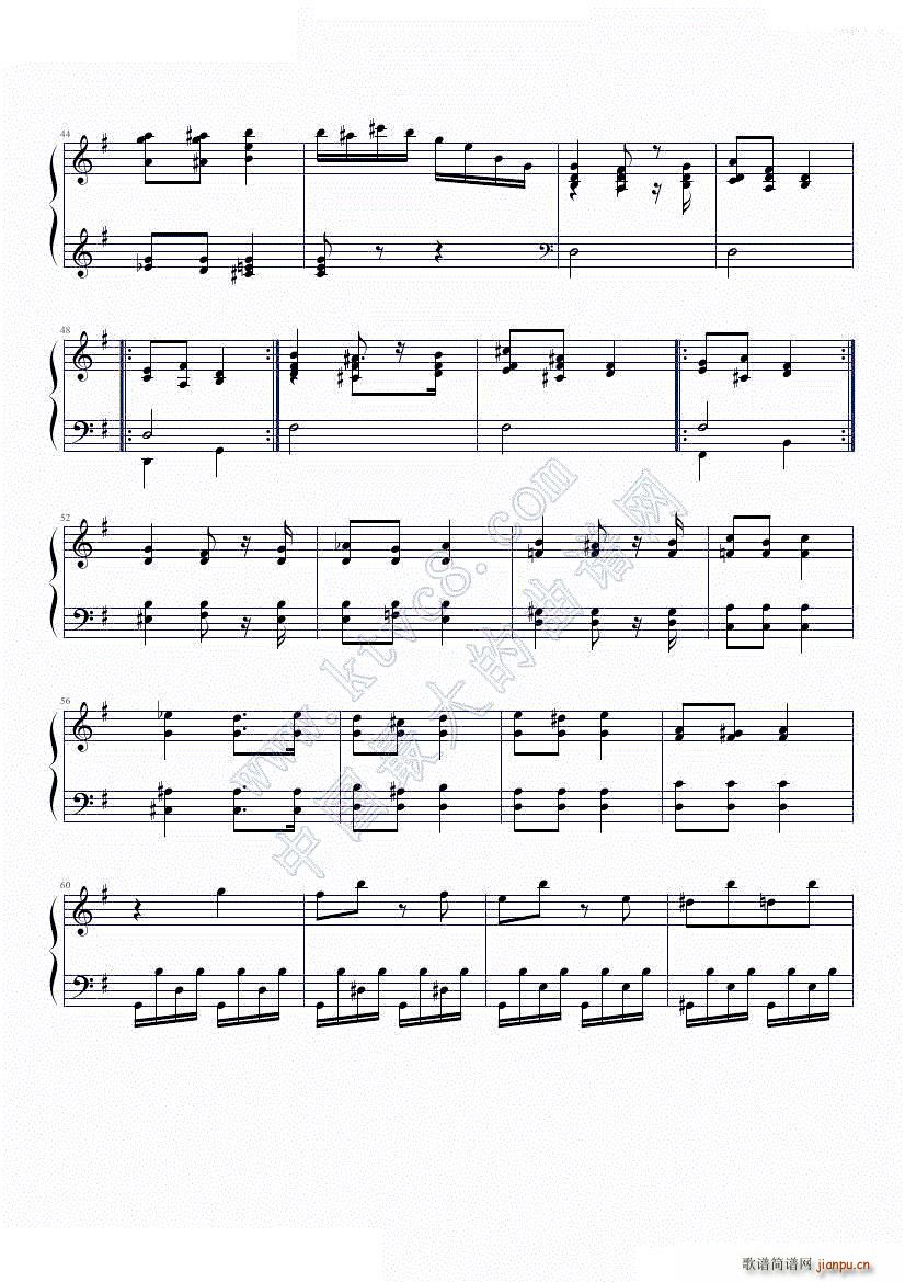 格里格 小奏鸣曲(钢琴谱)3