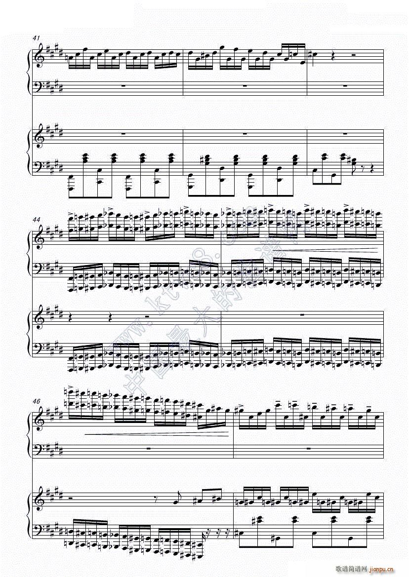 Free And Easy(钢琴谱)6