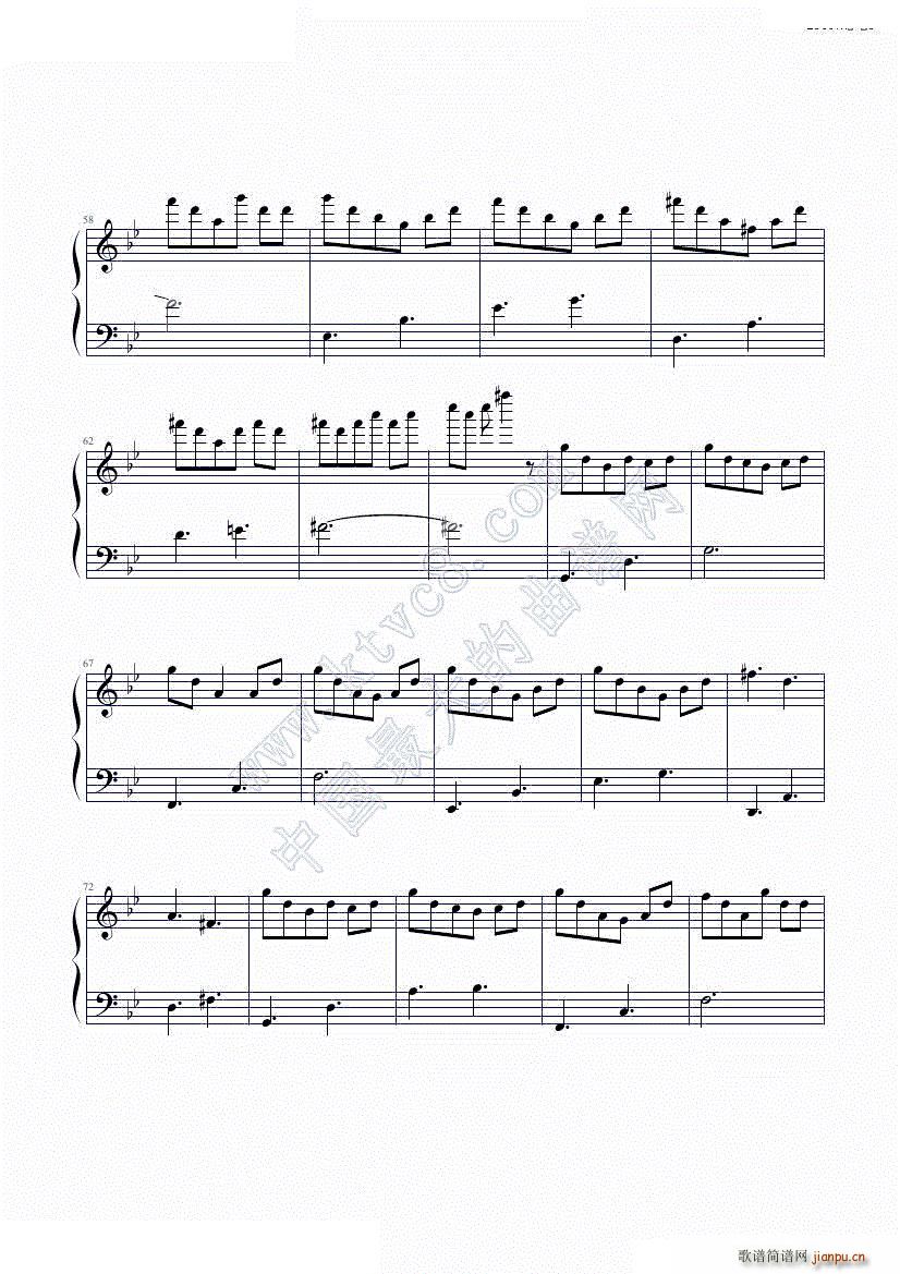 letting go(钢琴谱)5