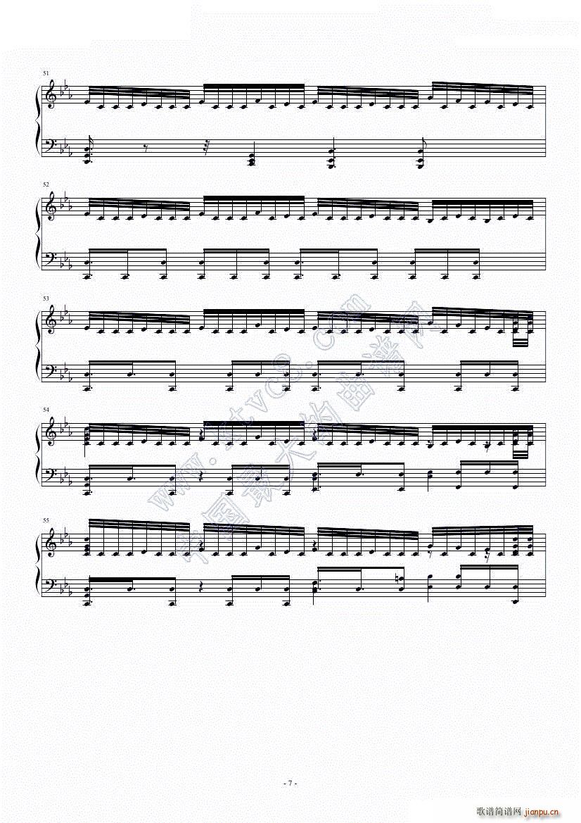 Assassins Creed 刺客信条 组曲 F调(钢琴谱)7