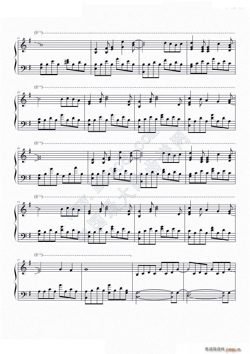 零之使魔 I say yes ゼロの使い魔 双月の骑士(钢琴谱)3