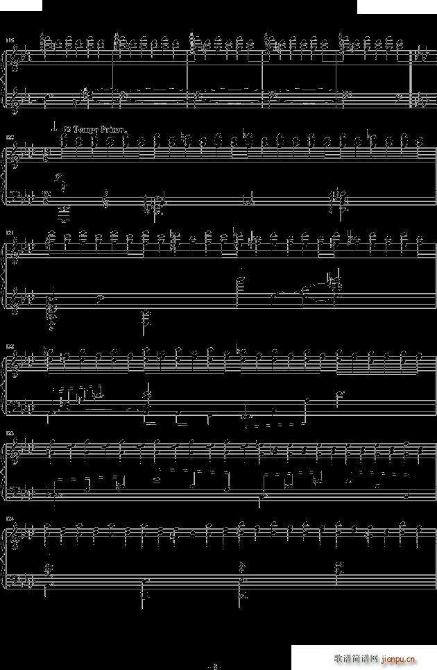 concert etude op 40 no 2reverie(钢琴谱)8