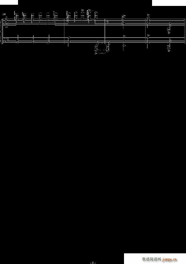 肖邦圆舞曲(钢琴谱)6