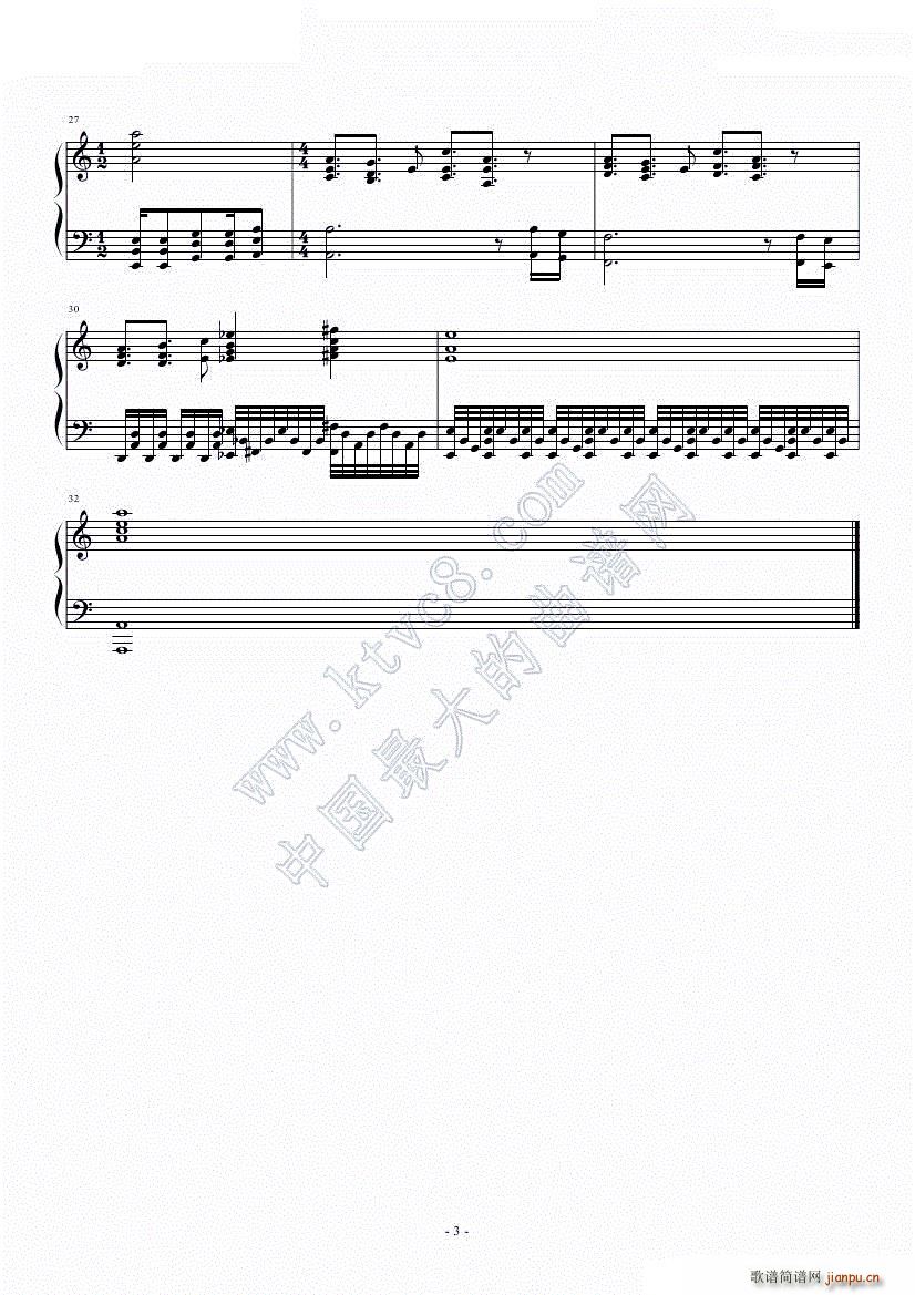 STAND PROUD(钢琴谱)3